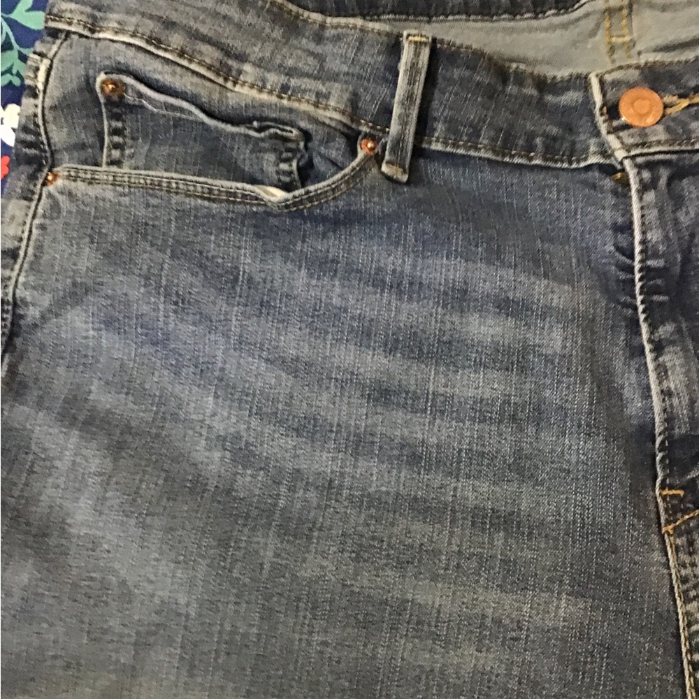Woman size 18 W Levi’s signature mid rise straight stretch denim jeans cc - Picture 3 of 9